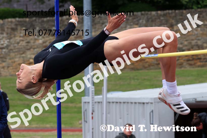Womens Heptathlon High Jump, 2024 EAP International Combined events, Hewcham, Northumberland.  Photo: David T. Hewitson/Sports for All Pics